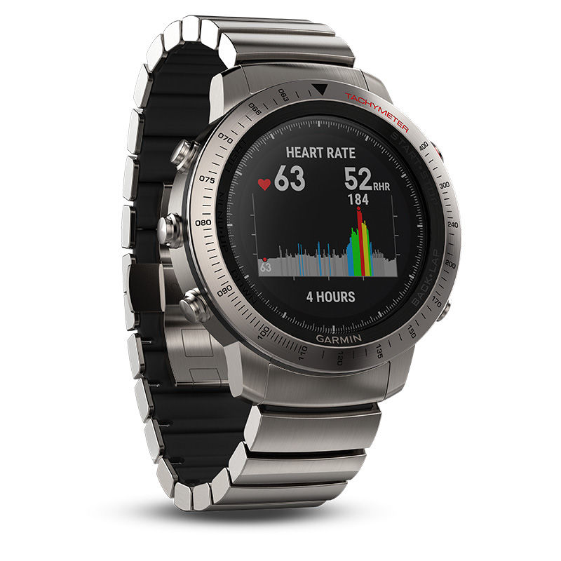 Main Image 2 of Garmin fēnix® Chronos Titanium Smart Watch (Model: 10-01957-01)