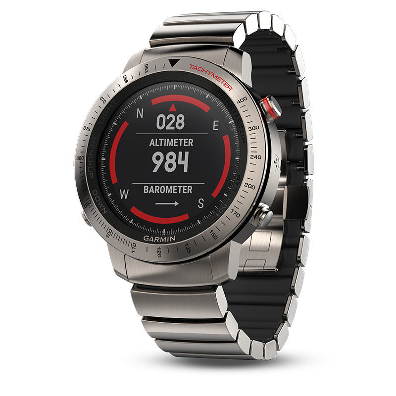 Garmin fēnix® Chronos Titanium Smart Watch (Model: 10-01957-01)