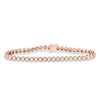 Thumbnail Image 2 of 2 CT. T.W. Diamond Vintage-Style Tennis Bracelet in 14K Rose Gold