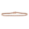 Thumbnail Image 1 of 1-1/3 CT. T.W. Diamond Tennis Bracelet in 10K Rose Gold