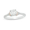 Thumbnail Image 1 of 1-3/8 CT. T.W. Diamond Double Collar Engagement Ring in 14K Two-Tone Gold