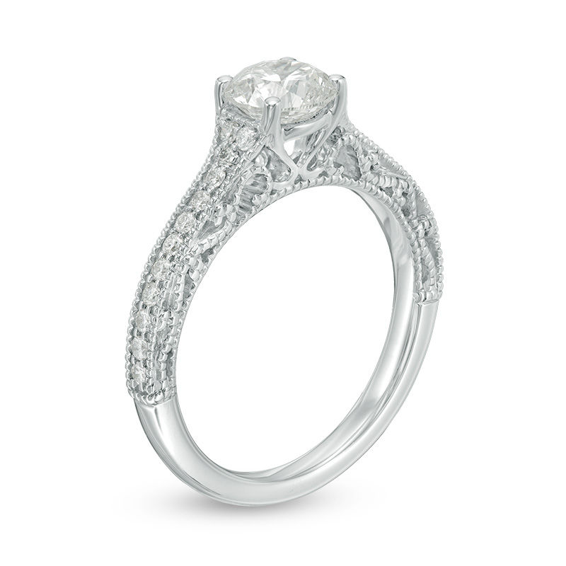 1-1/5 CT. T.W. Diamond Engagement Ring in 14K White Gold