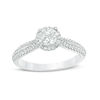 Thumbnail Image 0 of 1 CT. T.W. Diamond Frame Engagement Ring in 14K White Gold