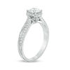 Thumbnail Image 2 of 1 CT. T.W. Diamond Frame Engagement Ring in 14K White Gold