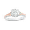 Thumbnail Image 1 of 1-1/4 CT. T.W. Diamond Frame Engagement Ring in 14K Two-Tone Gold