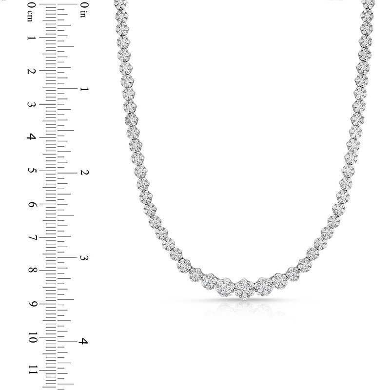 Roberto Coin 10 Carat Diamond Gold Riviere Necklace at 1stDibs | 10 carat  diamond necklace, 10 carat necklace, 10 ct diamond necklace