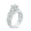 Thumbnail Image 1 of 2 CT. T.W. Diamond Wavy Shank Vintage-Style Bridal Set in 14K White Gold