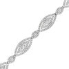 Thumbnail Image 0 of 2 CT. T.W. Diamond Marquise Bracelet in Sterling Silver