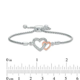 Heart Charm Bracelet Zales Sterling Silver Bracelets Diamond