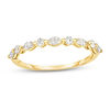 Thumbnail Image 0 of 1/4 CT. T.W. Marquise and Round Diamond Alternating Stackable Band in 14K Gold
