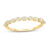 Thumbnail Image 1 of 1/4 CT. T.W. Marquise and Round Diamond Alternating Stackable Band in 14K Gold