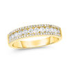 Thumbnail Image 0 of 1/2 CT. T.W. Diamond Channel Triple-Row Band in 10K Gold