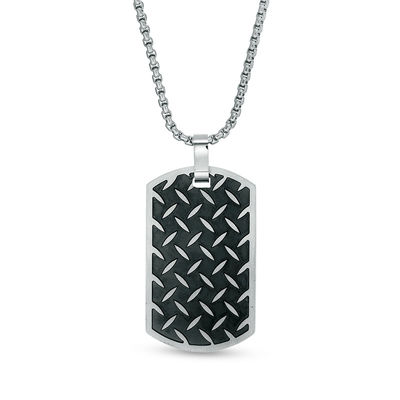 stainless steel dog tag pendant