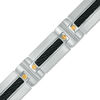 Thumbnail Image 0 of Men's Cable Stripe Link Bracelet in Stainless Steel and Two-Tone IP - 8.75"