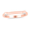 Thumbnail Image 3 of 1/10 CT. T.W. Diamond Cat Ears Ring in 10K Rose Gold