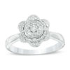 Thumbnail Image 1 of 1/5 CT. T.W. Diamond Hepatica Ring in Sterling Silver