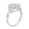 Thumbnail Image 2 of 1/2 CT. T.W. Baguette and Round Diamond Ring in 10K White Gold