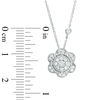 Thumbnail Image 2 of 1/6 CT. T.W. Diamond Hepatica Pendant in Sterling Silver
