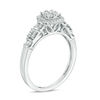 Thumbnail Image 2 of 3/8 CT. T.W. Multi-Diamond Square Frame Ring in 10K White Gold