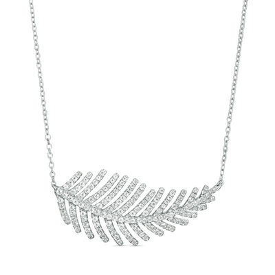 White Gold Feather Necklace Best Sale SAVE 60 zoltyszalik