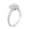 Thumbnail Image 2 of Vera Wang Love Collection 1 CT. T.W. Heart-Shaped Diamond Double Frame Engagement Ring in 14K White Gold