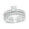 Thumbnail Image 1 of 1-1/2 CT. T.W. Certified Diamond Bridal Set in 14K White Gold (I/SI2)