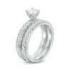 Thumbnail Image 2 of 1-1/2 CT. T.W. Certified Diamond Bridal Set in 14K White Gold (I/SI2)