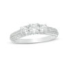 Thumbnail Image 0 of 1 CT. T.W. Diamond Past Present Future® Engagement Ring in 14K White Gold