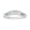 Thumbnail Image 3 of 1 CT. T.W. Diamond Past Present Future® Engagement Ring in 14K White Gold