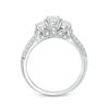 Thumbnail Image 4 of 1 CT. T.W. Diamond Past Present Future® Engagement Ring in 14K White Gold