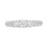 Thumbnail Image 6 of 1 CT. T.W. Diamond Past Present Future® Engagement Ring in 14K White Gold