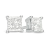 Thumbnail Image 1 of 1-1/5 CT. T.W. Princess-Cut Diamond Solitaire Stud Earrings in 14K White Gold