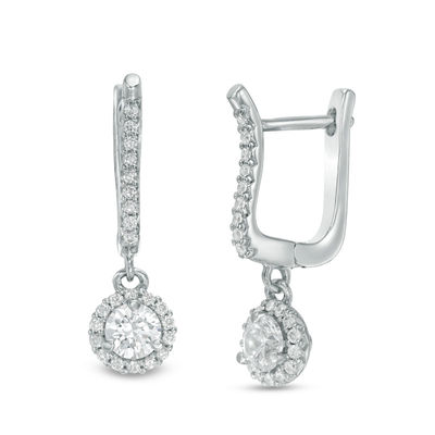 Zales diamond cheap drop earrings
