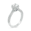 Thumbnail Image 2 of Vera Wang Love Collection 1-5/8 CT. T.W. Certified Diamond Frame Engagement Ring in 14K White Gold (I/SI2)