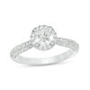 Thumbnail Image 1 of Vera Wang Love Collection 1-5/8 CT. T.W. Certified Diamond Frame Engagement Ring in Platinum (I/SI2)
