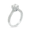 Thumbnail Image 2 of Vera Wang Love Collection 1-5/8 CT. T.W. Certified Diamond Frame Engagement Ring in Platinum (I/SI2)