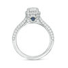 Thumbnail Image 3 of Vera Wang Love Collection 1-5/8 CT. T.W. Certified Diamond Frame Engagement Ring in Platinum (I/SI2)