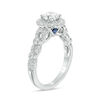 Thumbnail Image 2 of Vera Wang Love Collection 1-1/4 CT. T.W. Diamond Frame Vintage-Style Engagement Ring in 14K White Gold