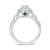 Thumbnail Image 2 of Vera Wang Love Collection 1-1/4 CT. T.W. Diamond Frame Vintage-Style Engagement Ring in 14K White Gold