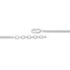 Thumbnail Image 2 of Diamond Accent Interlocking Hearts Bracelet in Sterling Silver - 7.5"