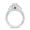 Thumbnail Image 3 of Vera Wang Love Collection 2-1/4 CT. T.W. Emerald-Cut Diamond Frame Engagement Ring in 14K White Gold (I/SI2)