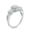 Thumbnail Image 2 of 1 CT. T.W. Diamond Past Present Future® Frame Twist Engagement Ring in 14K White Gold