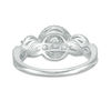 Thumbnail Image 4 of 1 CT. T.W. Diamond Past Present Future® Frame Twist Engagement Ring in 14K White Gold
