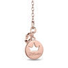 Thumbnail Image 2 of Limited Edition Enchanted Disney Snow White Garnet Apple Pendant in 10K Rose Gold