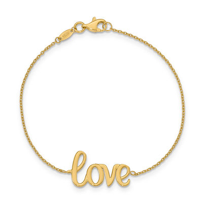 14k love bracelet