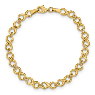 Infinity Link Bracelet in 14K Gold
