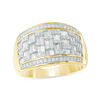 Thumbnail Image 0 of 1 CT. T.W. Baguette and Round Diamond Pattern Ring in 10K Gold