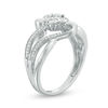 Thumbnail Image 2 of 1/6 CT. T.W. Diamond Composite Bypass Ring in Sterling Silver