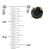 Thumbnail Image 2 of 3 CT. T.W. Black Diamond Solitaire Stud Earrings in 14K Gold