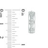 Thumbnail Image 2 of Diamond Fascination™ "U" Hoop Earrings in 14K White Gold